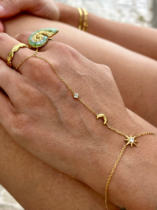 Pulseira de mão Lunar