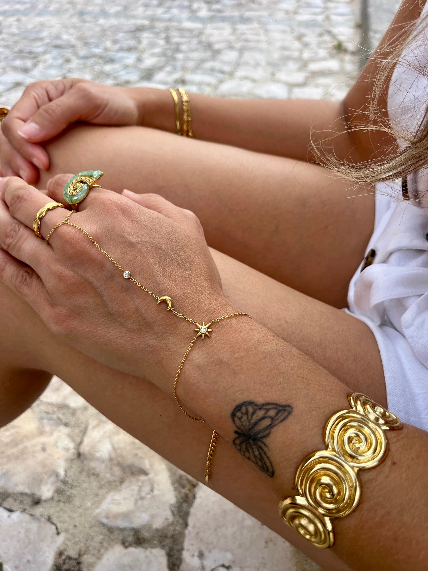 Pulseira de mão Lunar