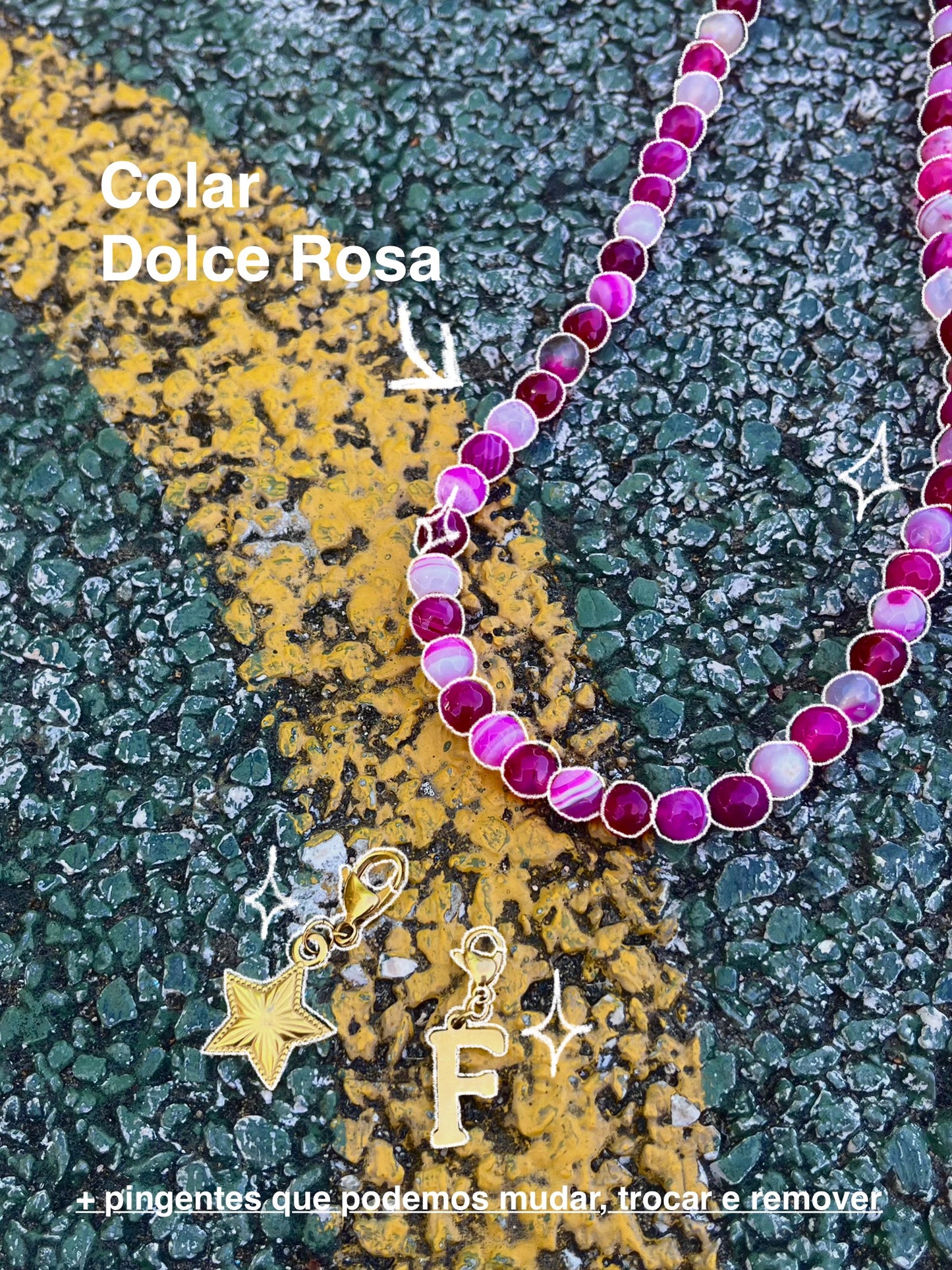 Colar Dolce Rosa