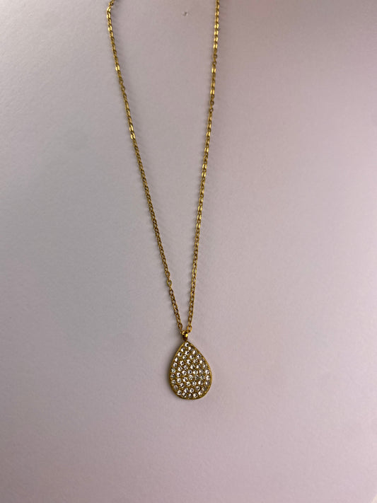 Colar Gota shine